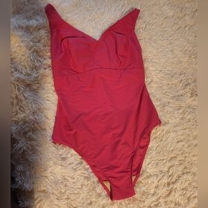 Red One-Piece Swimsuit